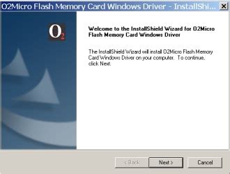 O2 Micro Memory Card Reader Driver 